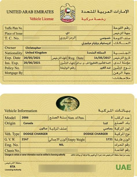 car registration card online